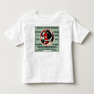 Cape Cod Santa Claus Brand Cranberry Label Toddler T-Shirt