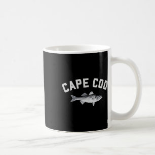Cape Cod Striper Striped Byss Fun Fishing Design  Coffee Mug