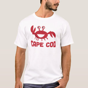 Cape Cod T-shirt - Funny Red Crab