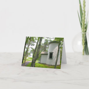 Cape Cod, Three Sisters Lighthouses Blank Card