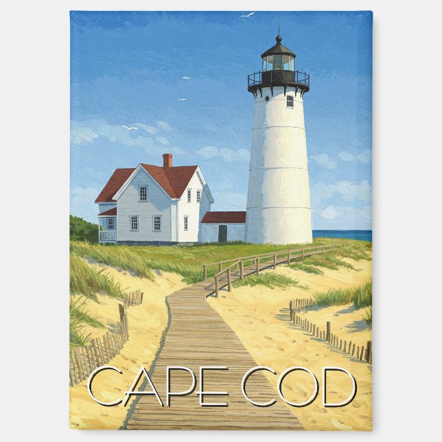 Cape Cod Travel Magnet (Front)