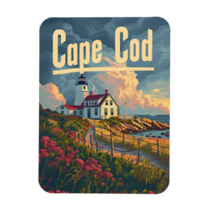 Cape Cod Vintage Magnet