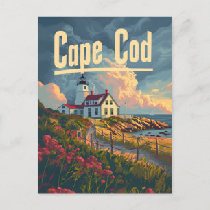 Cape Cod Vintage Postcard