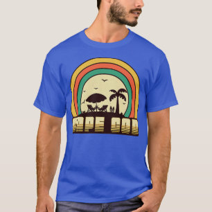 Cape Cod Vintage Retro Sunset Style T-Shirt