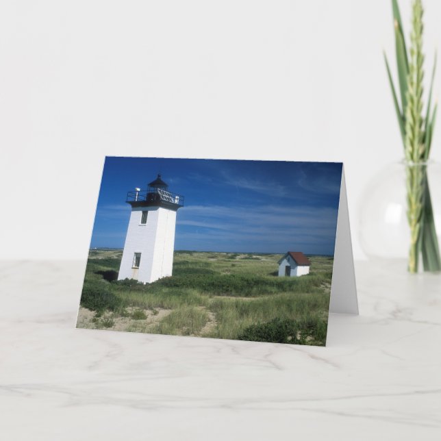 Cape Cod Wood End Lighthouse Card (Front)