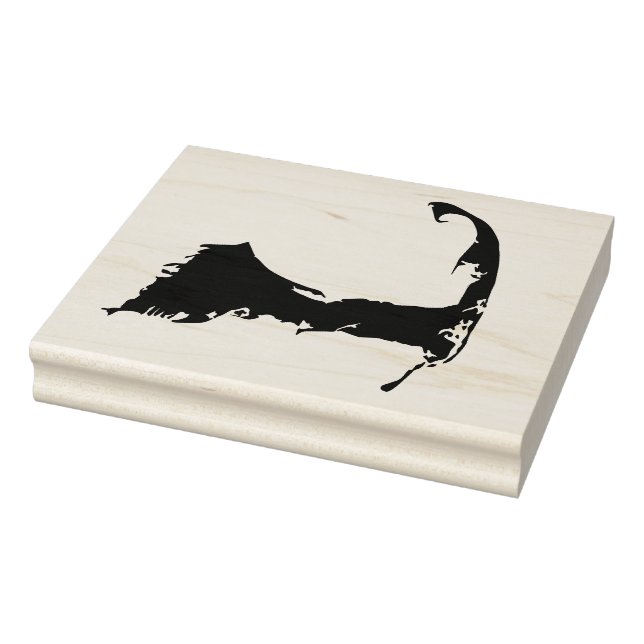 Cape Code Massachusetts Map Rubber Stamp (Stamp)