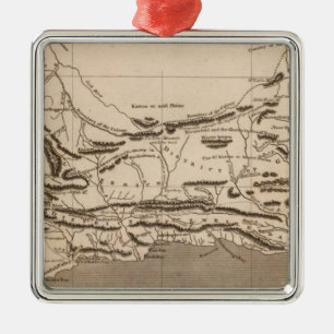 Cape Colony Map by Arrowsmith Metal Tree Decoration