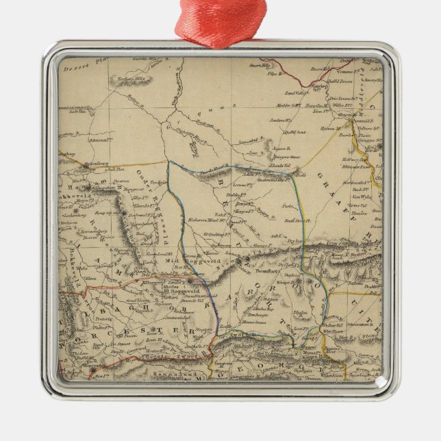 Cape Colony Metal Ornament (Front)