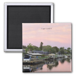 Cape Coral, Florida canal Magnet