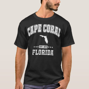 Cape Coral Florida FL Vintage Sports Athletic T-Shirt