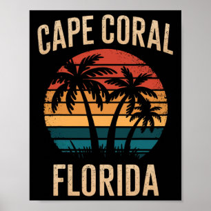 Cape Coral Florida Vacation Souvenirs For Family V Poster