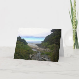 Cape Cove, Cape Perpetua, Oregon Card