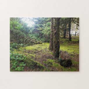 Cape Disappointment Camp Pacific Northwest Forest Jigsaw Puzzle
