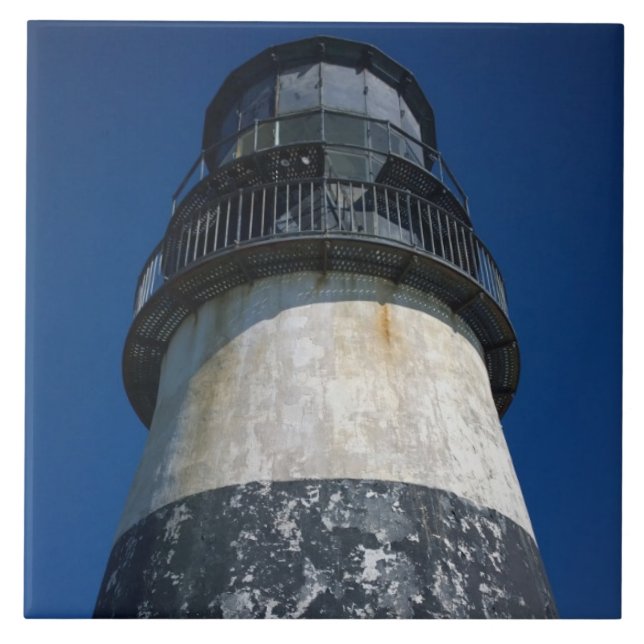 Cape Disappointment Lighthouse, WA Ceramic Tile (Front)