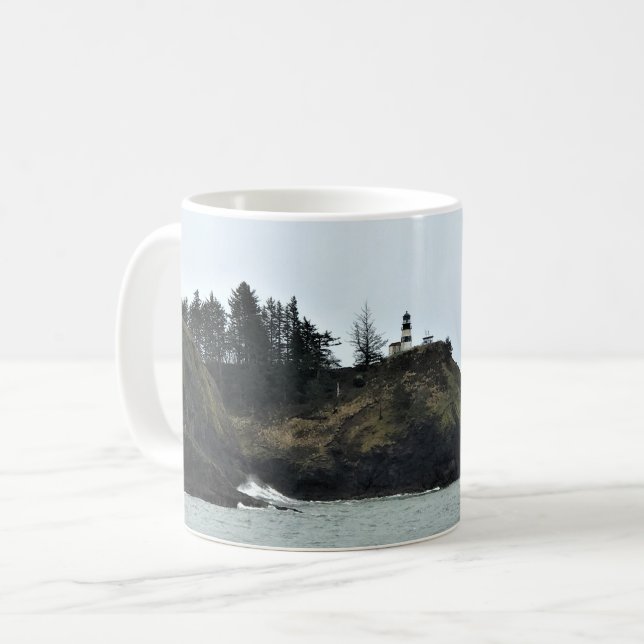 Cape Disappointment Lighthouse, WA Coffee Mug (Front Left)