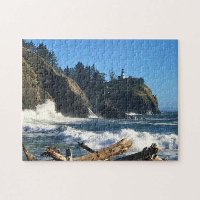 Cape Disappointment Lighthouse, Washington Jigsaw Puzzle (Horizontal)