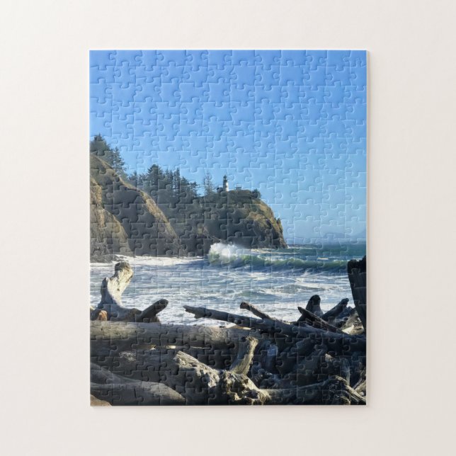 Cape Disappointment Lighthouse, Washington Jigsaw Puzzle (Vertical)