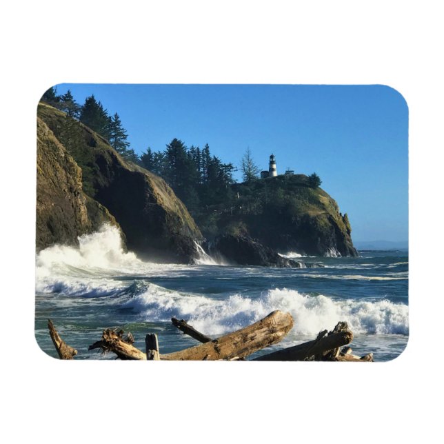 Cape Disappointment Lighthouse, Washington Magnet (Horizontal)