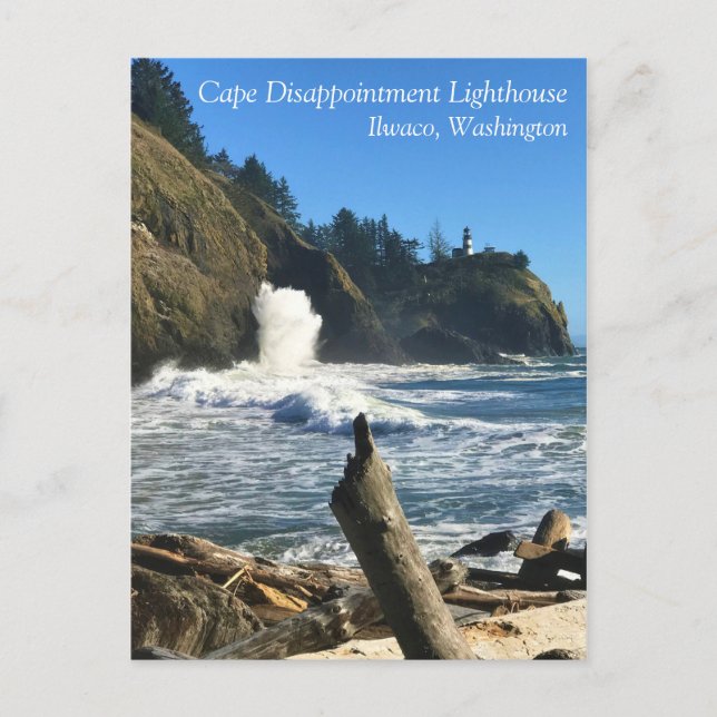 Cape Disappointment Lighthouse, Washington Postcard (Front)