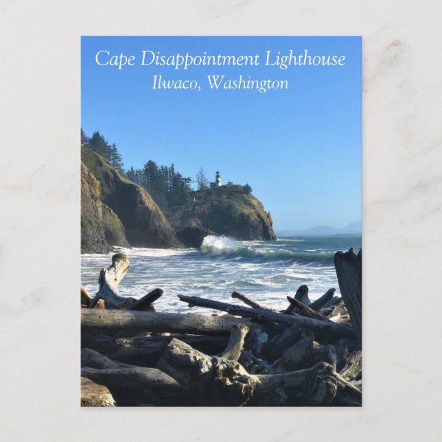 Cape Disappointment Lighthouse, Washington Postcard (Front)