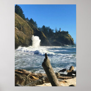 Cape Disappointment Lighthouse, Washington Poster