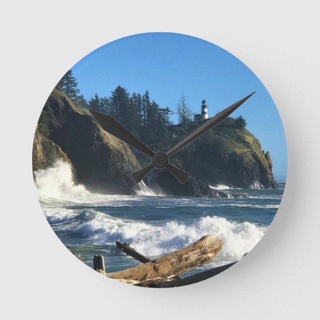 Cape Disappointment Lighthouse, Washington Round Clock (Front)