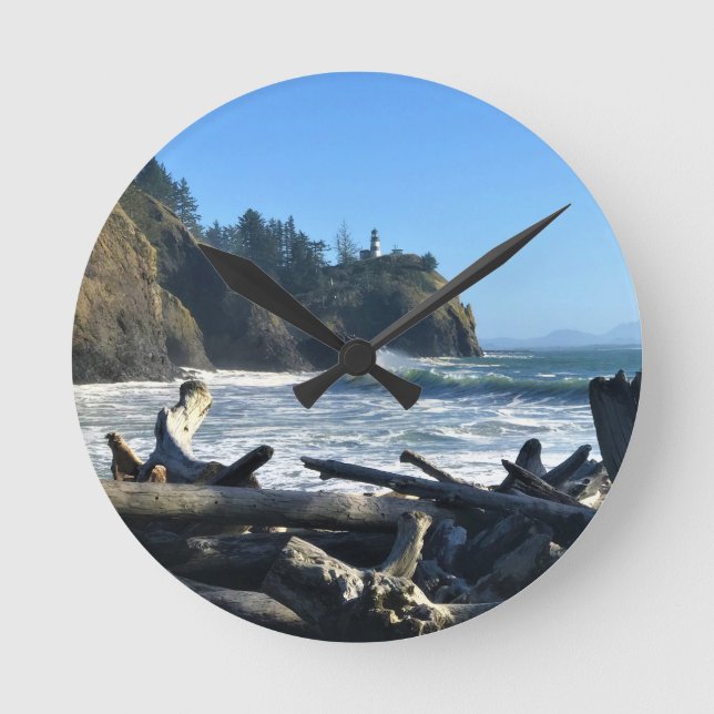 Cape Disappointment Lighthouse, Washington Round Clock (Front)