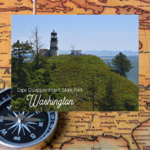 Cape Disappointment State Park Lighthouse Travel Postcard