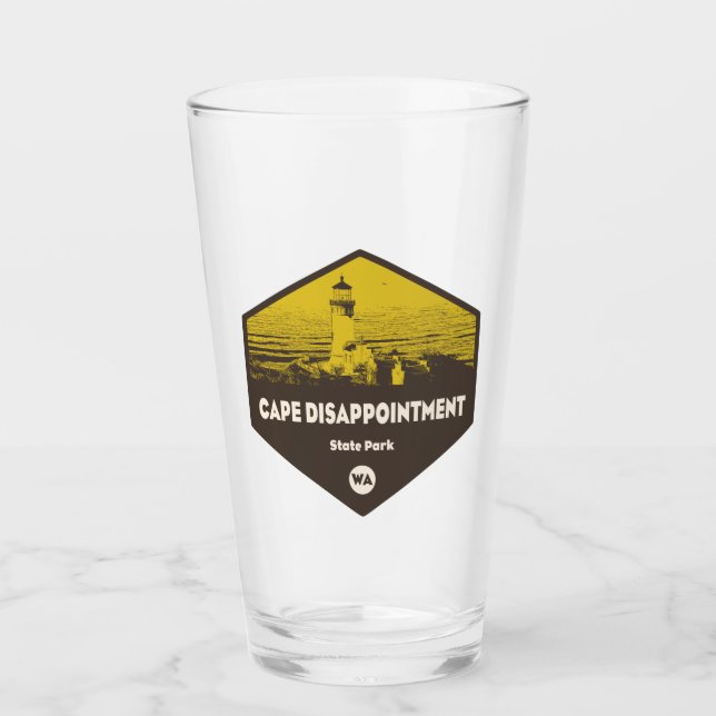 Cape Disappointment State Park Washington Glass (Front)