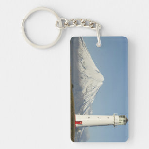 Cape Egmont Lighthouse and Mt Taranaki / Mt Key Ring