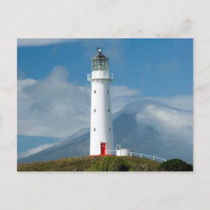 Cape Egmont Lighthouse and Mt Taranaki/Mt Postcard