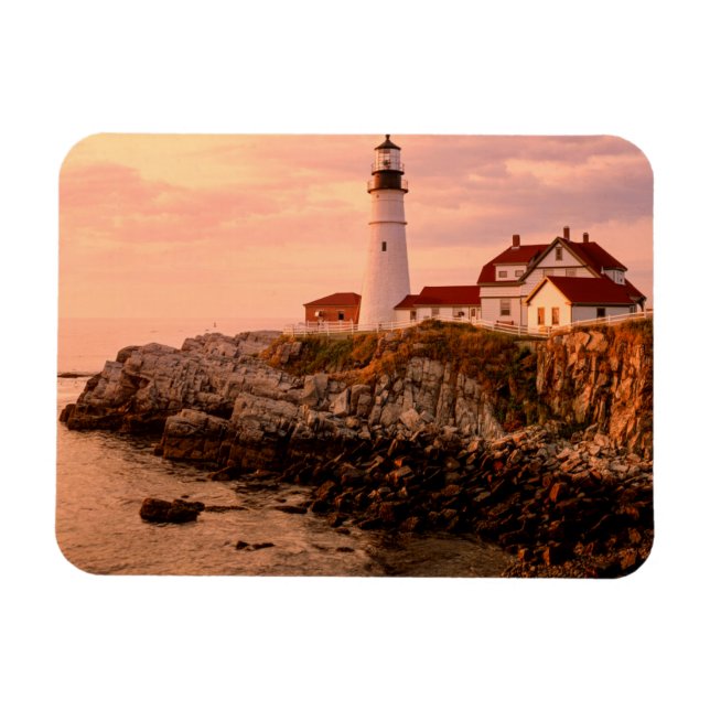 Cape Elizabeth | Portland Head Light | Maine Magnet (Horizontal)