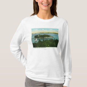 Cape Elizabeth View of Two Lighthouses T-Shirt