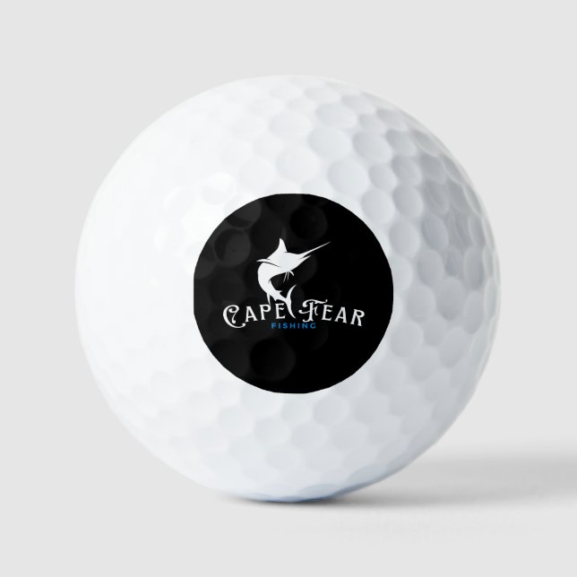 Cape Fear Fishing Golf Balls (Front)