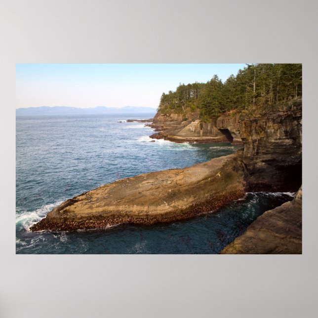 Cape Flattery, Washington Rocks and Caves Poster (Front)