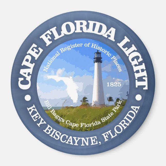 Cape Florida Light Magnet (Front)