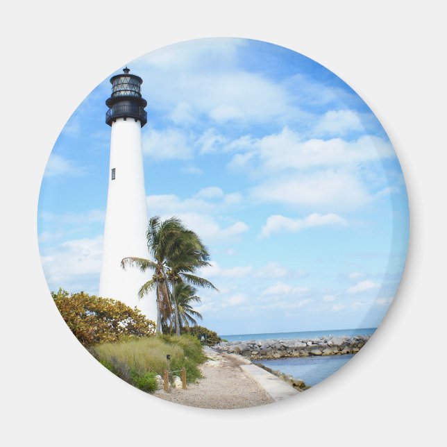 Cape Florida Lighthouse Magnet (Front)