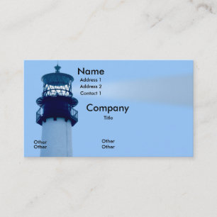 Cape Florida Lightwouse Business Card