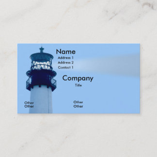 Cape Florida Lightwouse Business Card