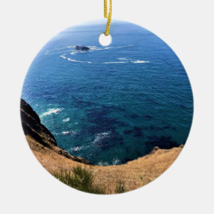 Cape Foulweather, Newport, Oregon Ceramic Ornament