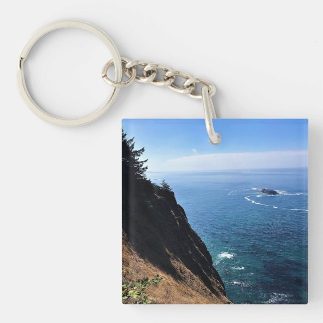 Cape Foulweather, Newport, Oregon Key Ring (Front)