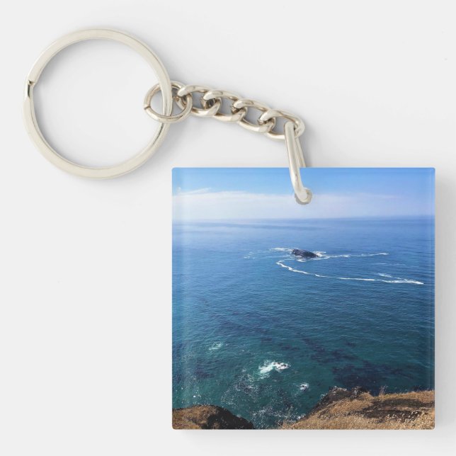 Cape Foulweather, Newport, Oregon Key Ring (Front)