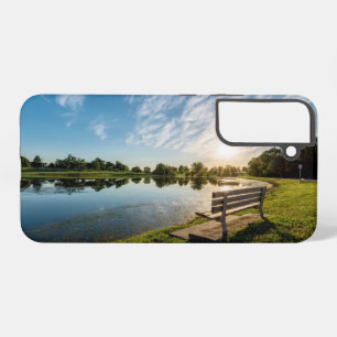 Cape Girardeau Park Bench Sunset Samsung Case