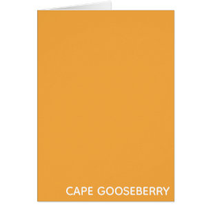 Cape Gooseberry yellow colour name