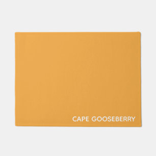 Cape Gooseberry yellow colour name Doormat