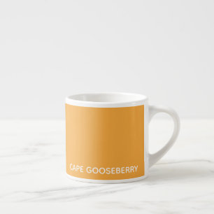 Cape Gooseberry yellow colour name Espresso Cup