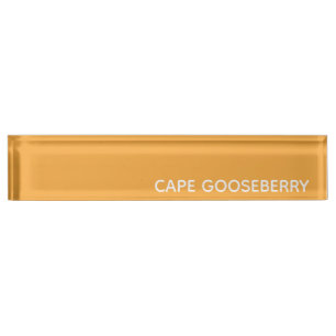 Cape Gooseberry yellow colour name Nameplate
