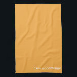Cape Gooseberry yellow colour name Tea Towel<br><div class="desc">Cape Gooseberry,  also known as Physalis,  is a plant of the nightshade family,  the berries of which grow inside a protective papery calyx.
Here,  the distinctive warm yellow colour of the berry gives its name to one of Nomencolours' signature shades.</div>