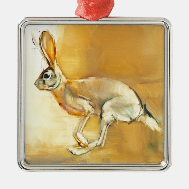 Cape Hare 2010 Metal Ornament (Front)