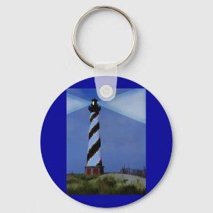 Cape Hatteras Holiday Lights Key Ring